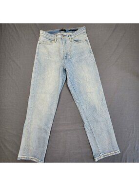 Banana Republic Womens High Rise Straight Jeans Size 28 Light Wash Casual Denim